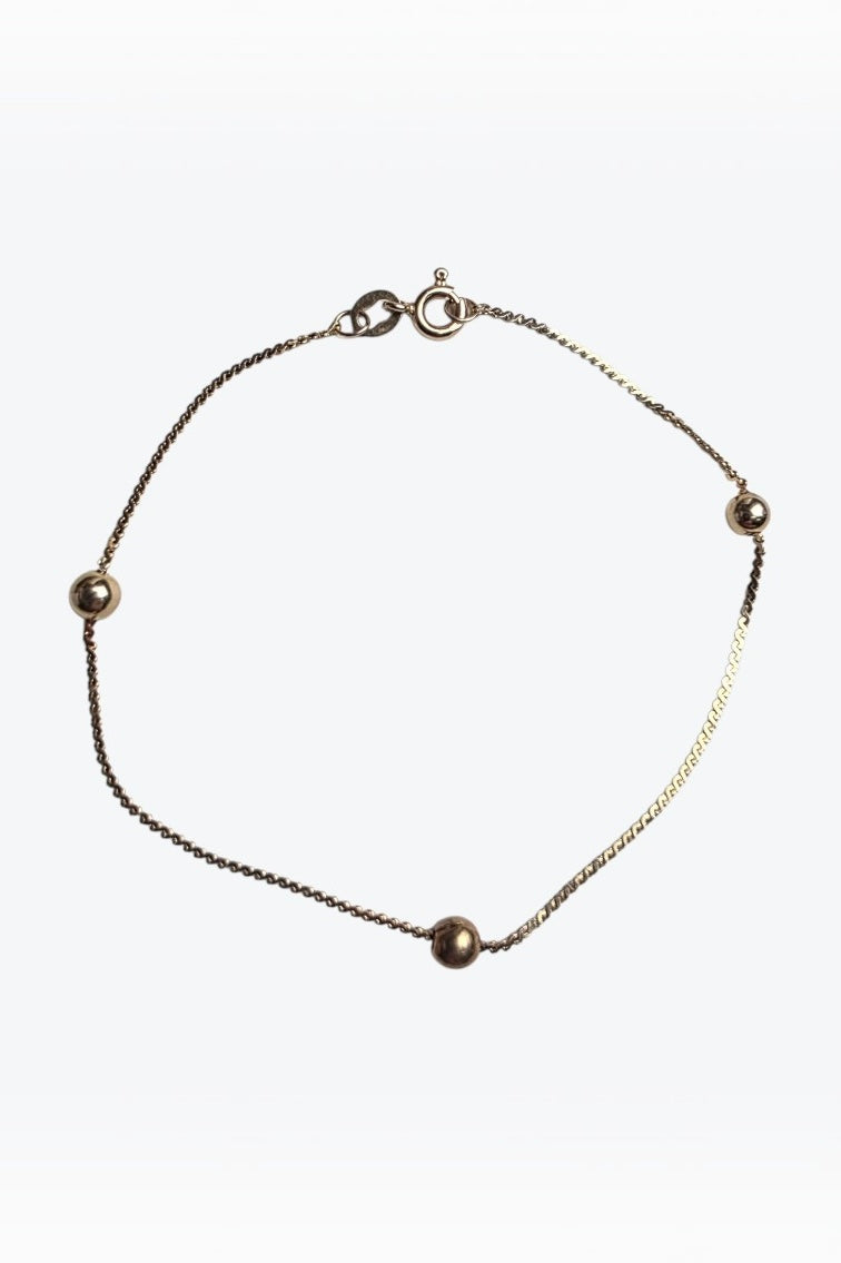 14K GOLD BRACELET　1.20G / GOLD
