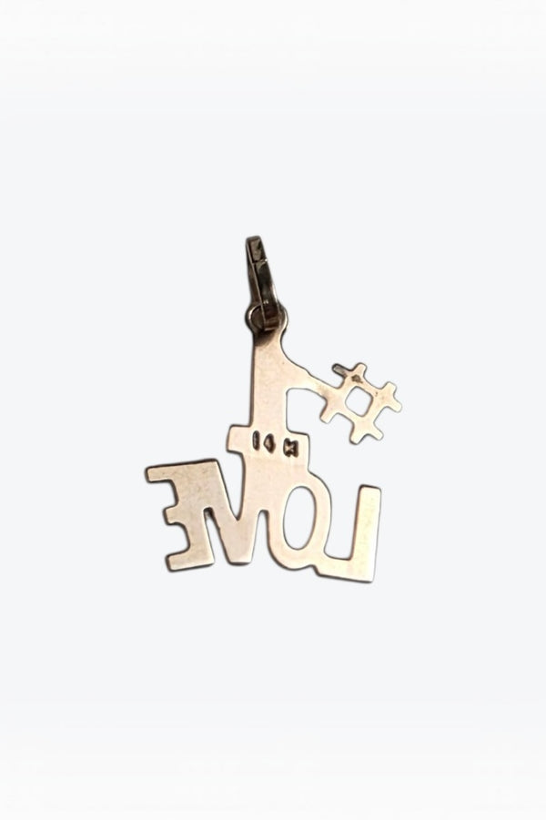 14K GOLD NECKLACE TOP 0.33G / GOLD
