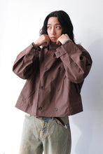 画像をギャラリービューアに読み込む, S17 NO.286 CROPPED OVERSIZED JACKET / BROWN COATED [金沢店]