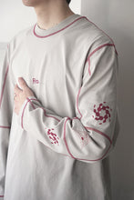 画像をギャラリービューアに読み込む, INFO STITCH ORGANIC LONG SLEEVE / LIGHT GREY