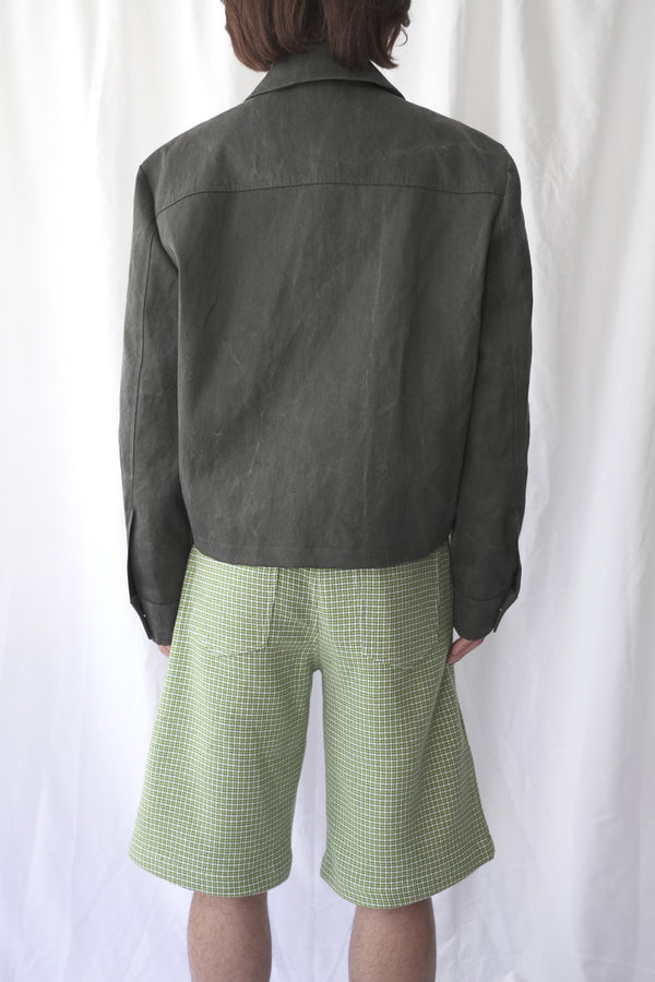 TAZIO JACKET / MARBLE CHARCOAL TWILL