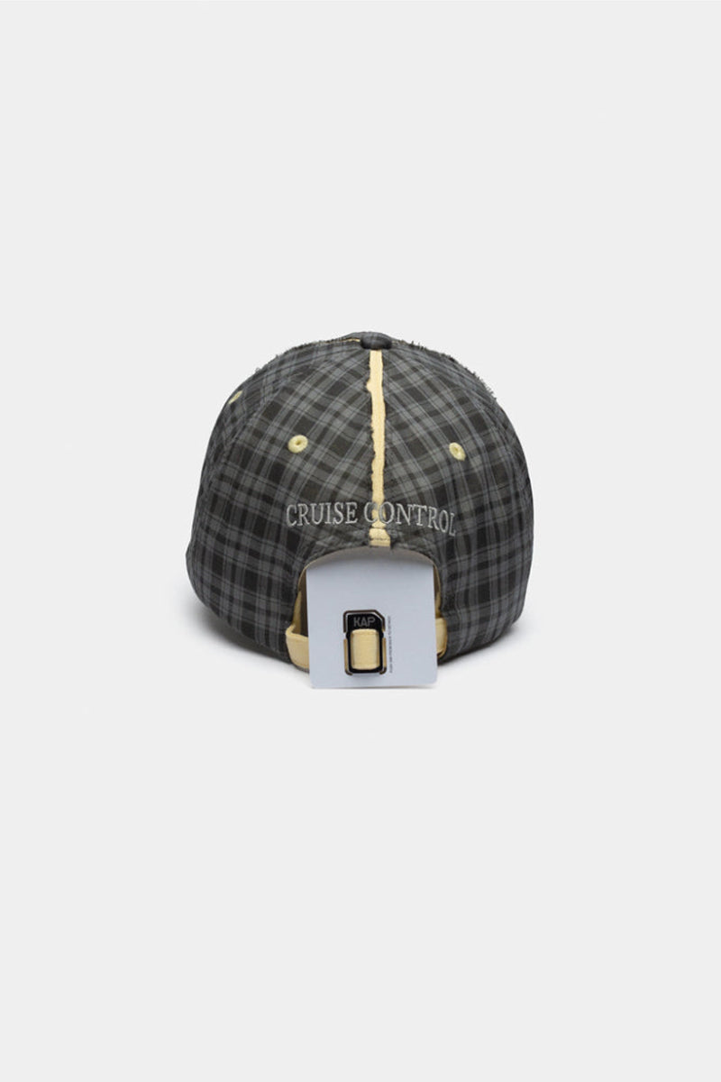 TABLOID CAP / YELLOW/GRAY TARTAN [6月入荷予定］
