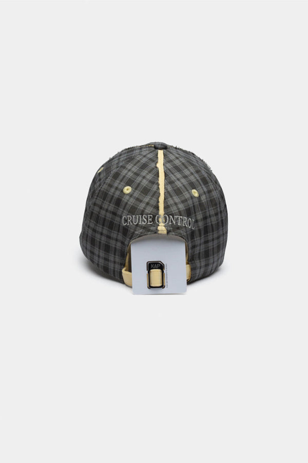 TABLOID CAP / YELLOW/GRAY TARTAN [6月入荷予定］