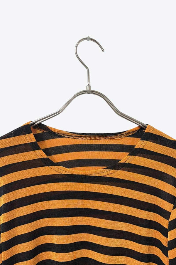 NO BRAND | MADE IN USA 90'S L/S BORDER KNIT [USED]