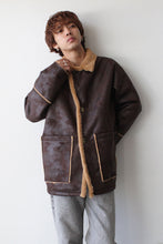 画像をギャラリービューアに読み込む, SHERIDAN JACKET / FAUX BROWN SHEARLING