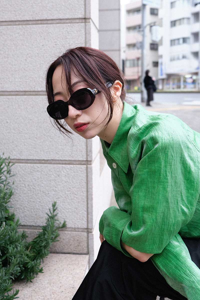 ORBIT SUNGLASSES / CHARCOAL ACETATE [20%OFF]