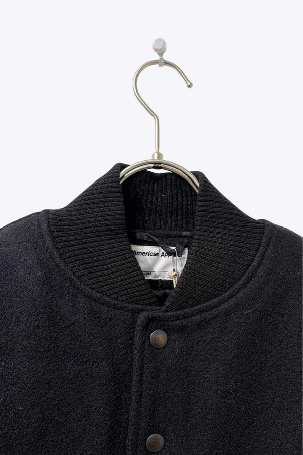 AMERICAN APPAREL | MADE IN USA WOOL NYLON STADIUM JACKET [USED]