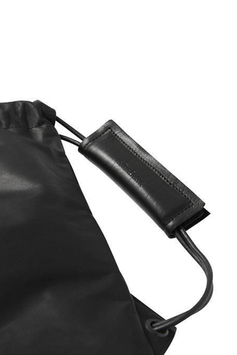 SANDWICH LEATHER LANTERN BAG(M) / BLACK