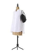 Load image into Gallery viewer, SANDWICH LEATHER LANTERN BAG(M) / BLACK