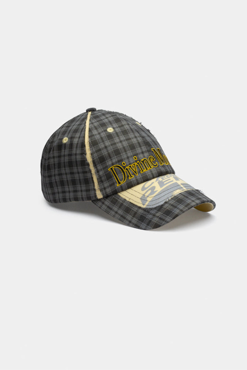 TABLOID CAP / YELLOW/GRAY TARTAN [6月入荷予定］