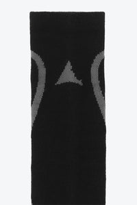 MERINO KNEE HIGH SOCKS / BLACK