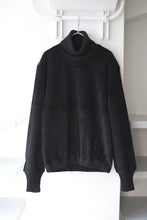 画像をギャラリービューアに読み込む, S17 NO.325 CORDUROY RIB PULLOVER / BLACK [金沢店]