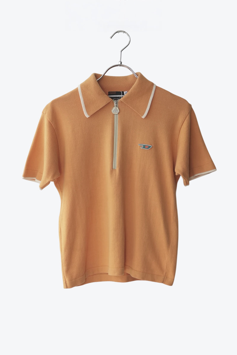 DIESEL | Y2K S/S HALF ZIP POLO SHIRT [USED]