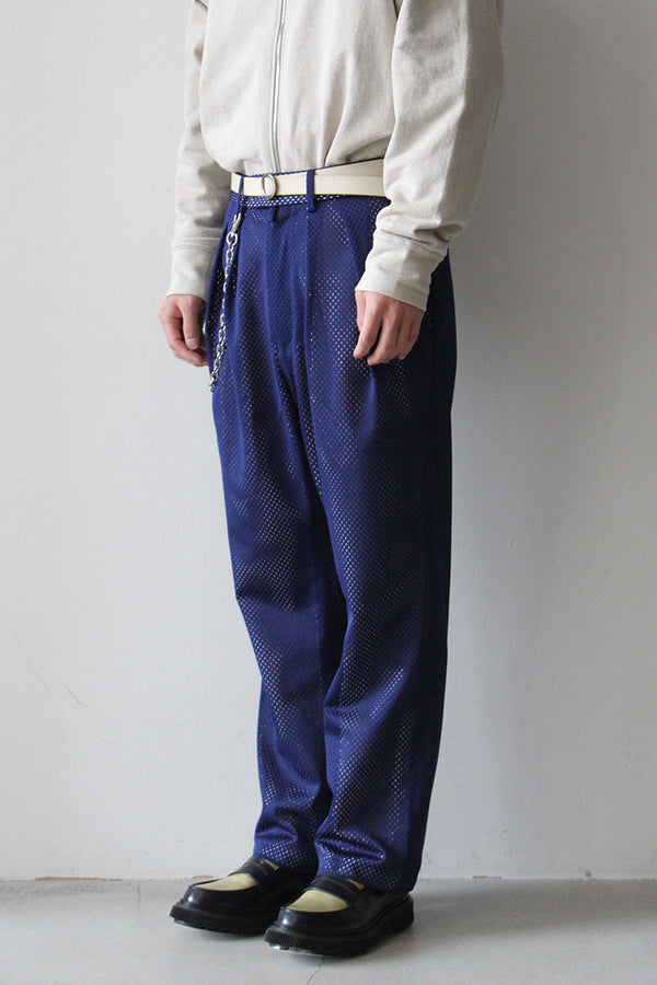 POLY MESH STANDARD / NAVY × WHITE