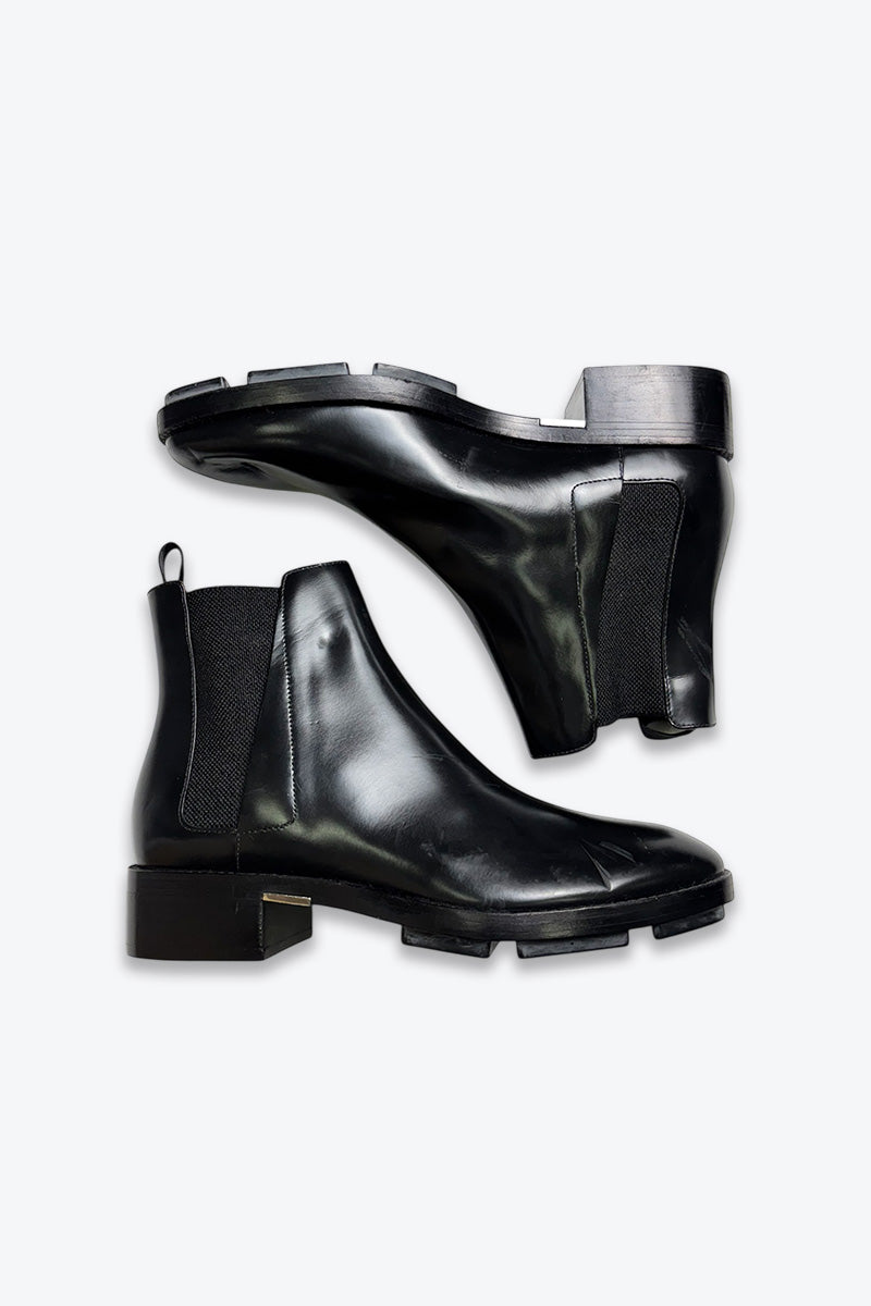 ALEXANDER WANG | MADE IN ITALY LEATHER SIDE GORE BOOTS [USED]
