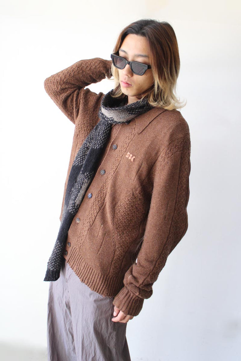 BROKE CARDIGAN / BROWN