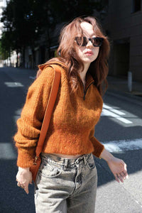 ARCH SWEATER / PUMPKIN MELANGE