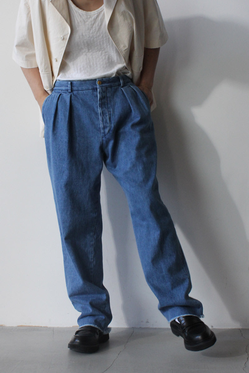 NEAT CHINO SEAISLAND COTTON DENIM / BLUE [金沢店]