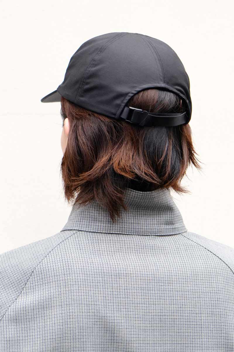 COMESANDGOES | OLMETEX COTTON NYLON CAP / BLACKナイロン6パネル 