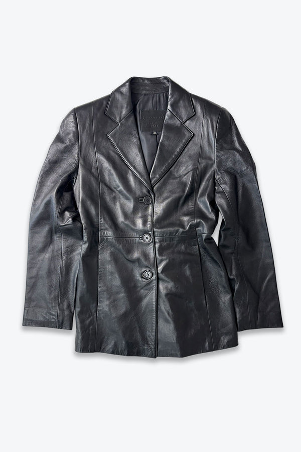 COACH | MADE IN USA LEATHER TAILORED JACKET [USED]