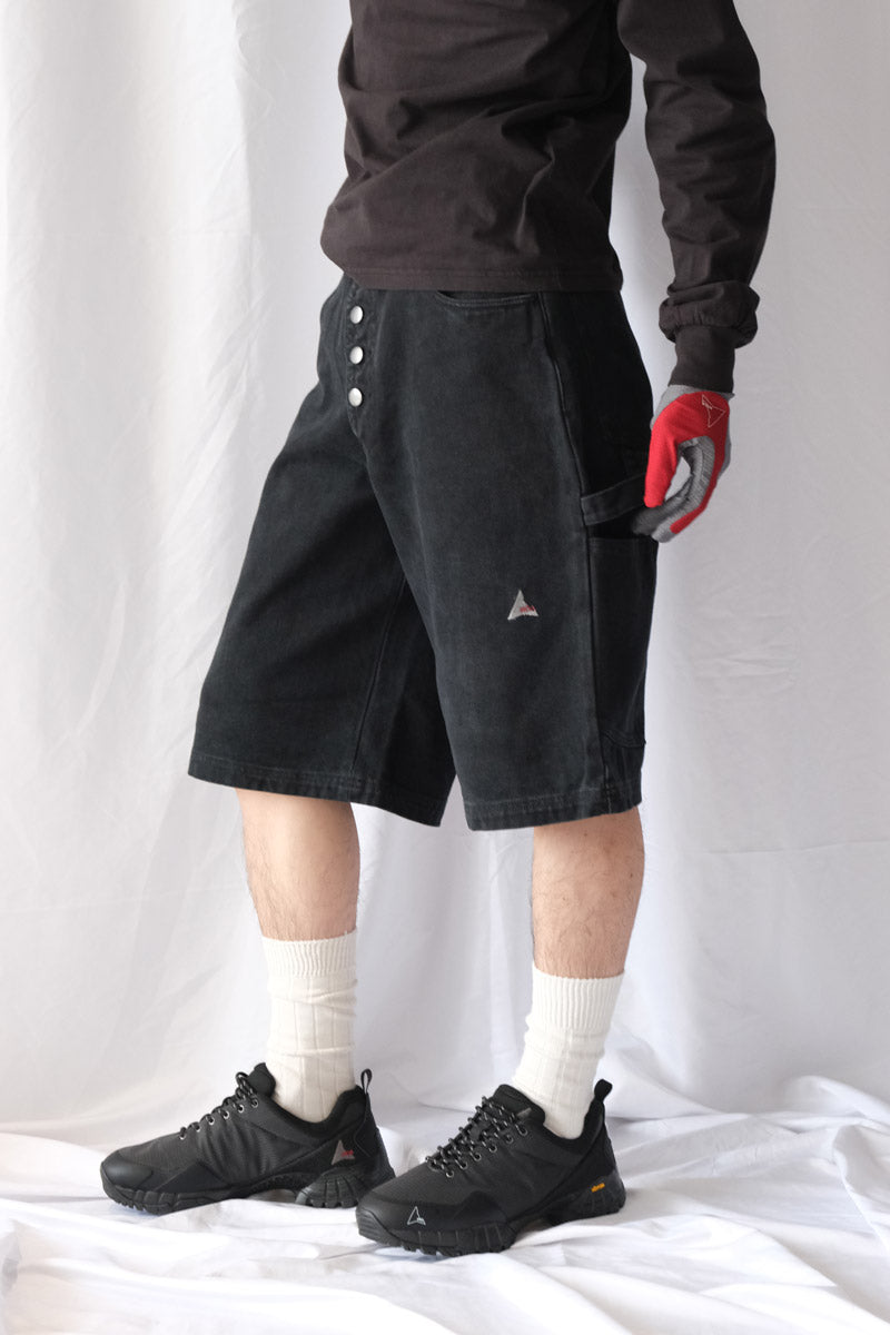 ASH CANVAS SHORTS / WASHED BLACK