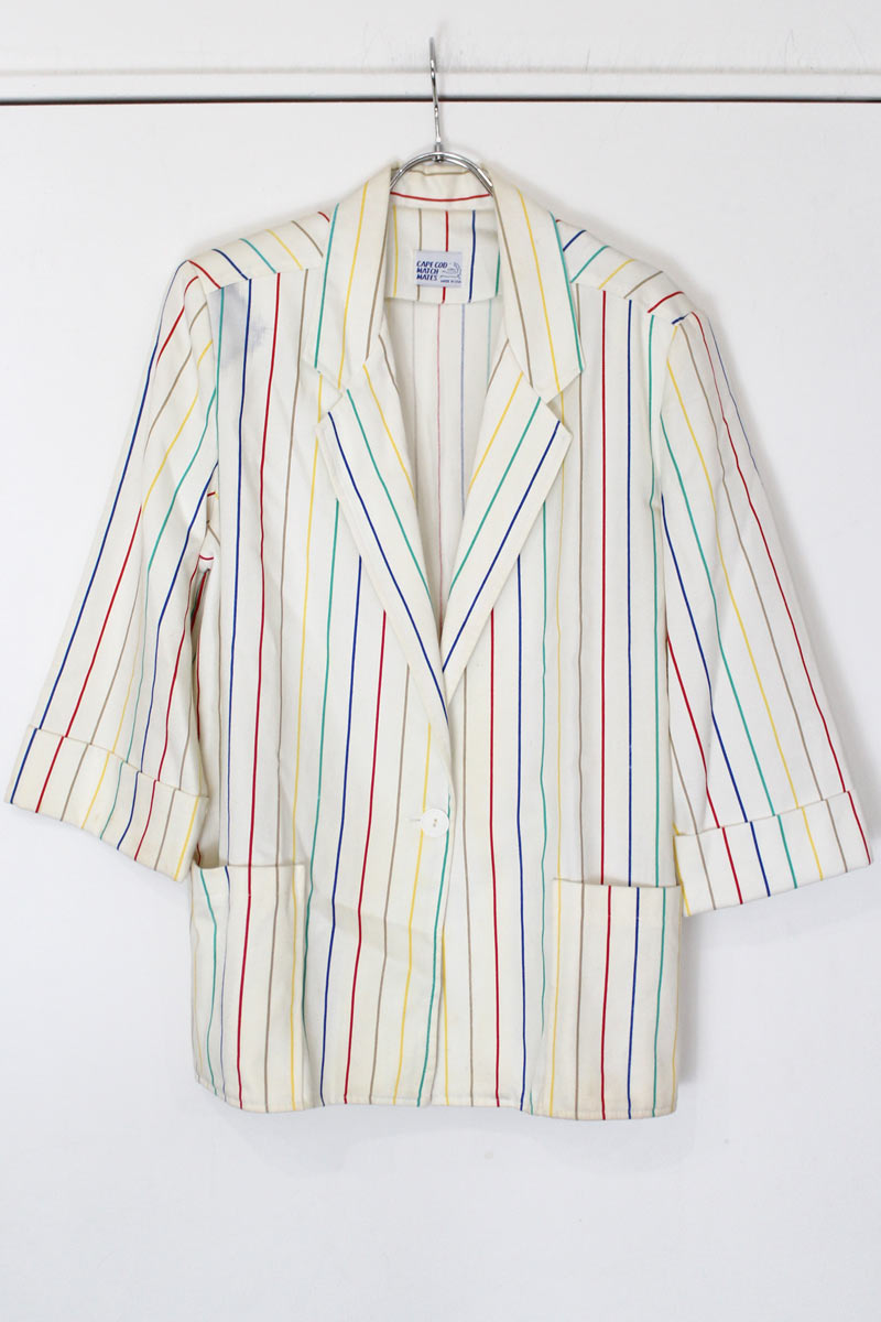 CAPE COD MATCH MATES | MADE IN USA 80'S TAILORED JACKET [USED]