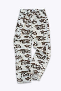 REFORMATION JEANS | PRINTED SLIM JEANS [DEADSTOCK/NOS]