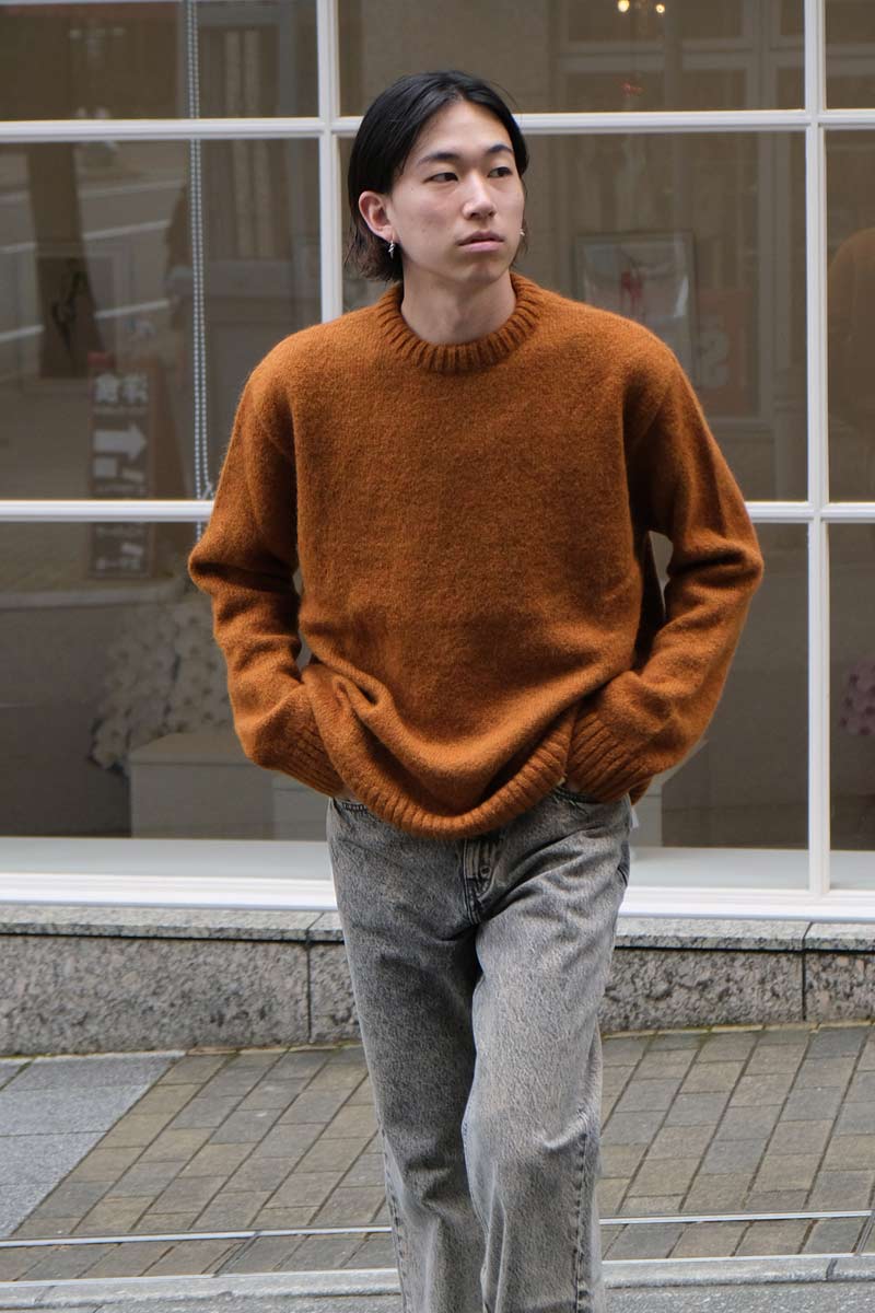 EAST SWEATER / PUMPKIN MELANGE [60% 할인]
