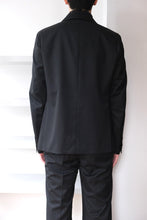 画像をギャラリービューアに読み込む, SUPER140 SINGLEBREASTED JACKET .12 / BLACK