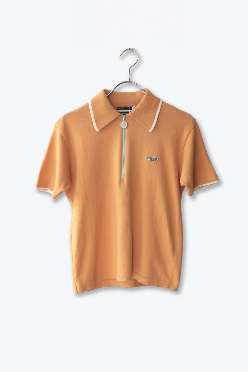 DIESEL | Y2K S/S HALF ZIP POLO SHIRT [USED]