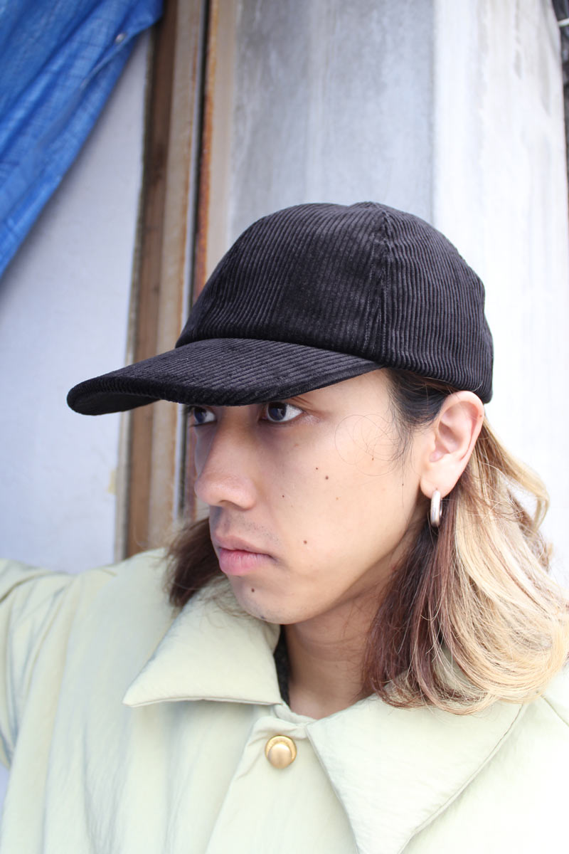 CORDUROY CAP / BLACK