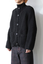 Load image into Gallery viewer, CARDIGAN-SO WOOL / BLACK [30%OFF]