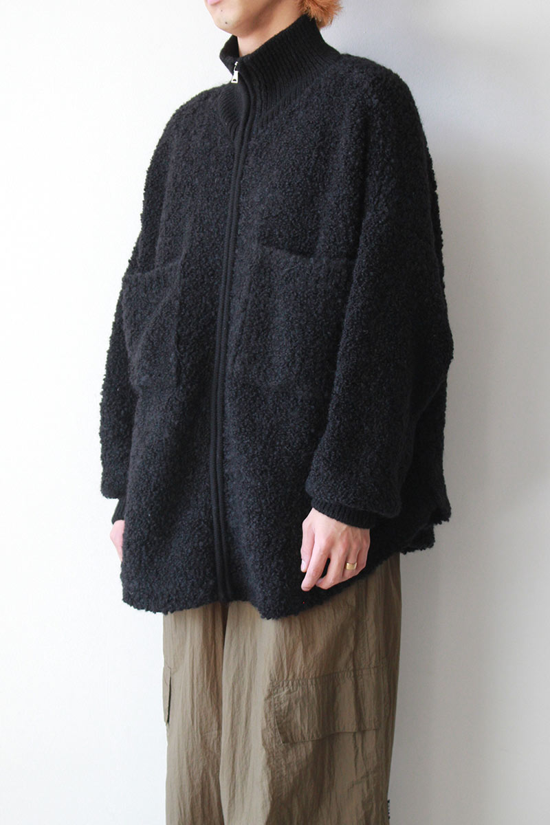 WOOL & MOHAIR JACKET / BLACK [50%OFF]