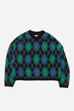 画像をギャラリービューアに読み込む, GYLE SWEATER / BLUE AND GREEN