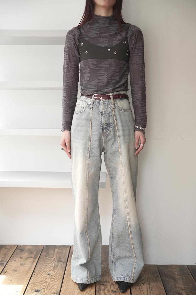 DALLA TOP / BROWN [20%OFF]