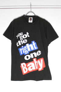 NO BRAND | MADE IN USA 90'S YOU GOT THE RIGHT T-SHIRT [USED]