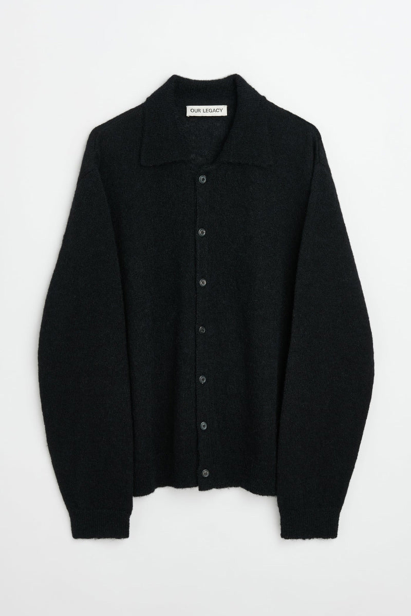 EVENING POLO / BLACK FUZZY ALPCA [6月入荷予定］