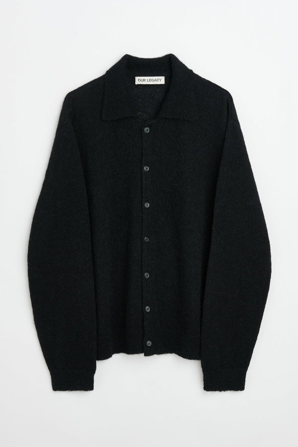 EVENING POLO / BLACK FUZZY ALPCA [6月入荷予定］