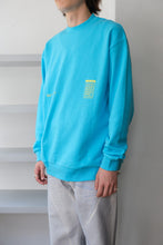 Load image into Gallery viewer, PRINTOUT X PONTI -&#39;LET&#39;S GET PHYSICAL!&#39; SWEAT CREW NECK / TURQUOISE [神戸店] [30%OFF]