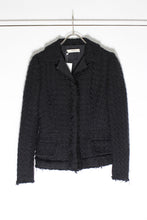 Load image into Gallery viewer, PRADA | MADE IN ITALY FRINGE TAILORED JACKET [USED]