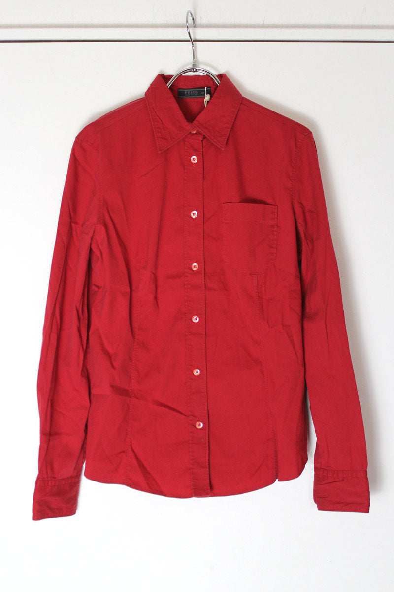 PRADA | MADE IN ITALY L/S 드레스 셔츠 [USED]