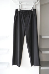 S17 NO.288 FINE WOOL DRAWSTRING TROUSERS / BLACK HERRINGBONE [金沢店]