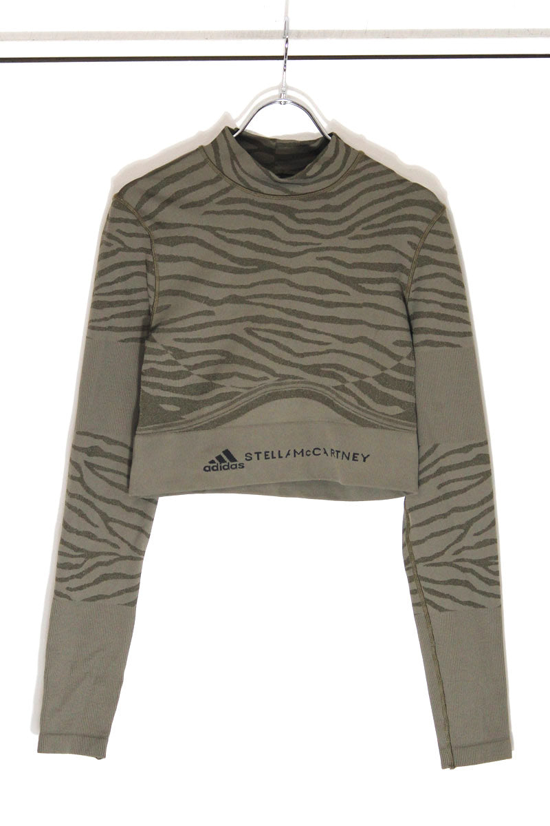 ADIDAS/STELLA MCCARTNEY | L/S CROPPED T-SHIRT [USED]