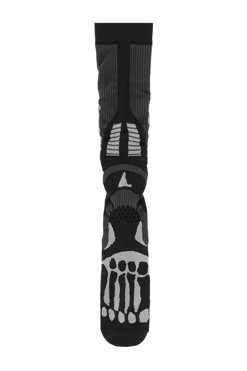 BONES LONG SOCKS / DARK GREY
