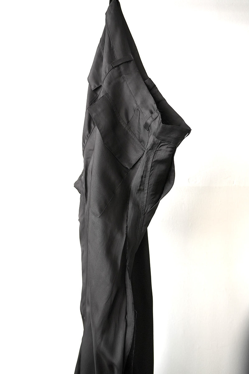 TWISTED TAILORED TROUSER / BLACK