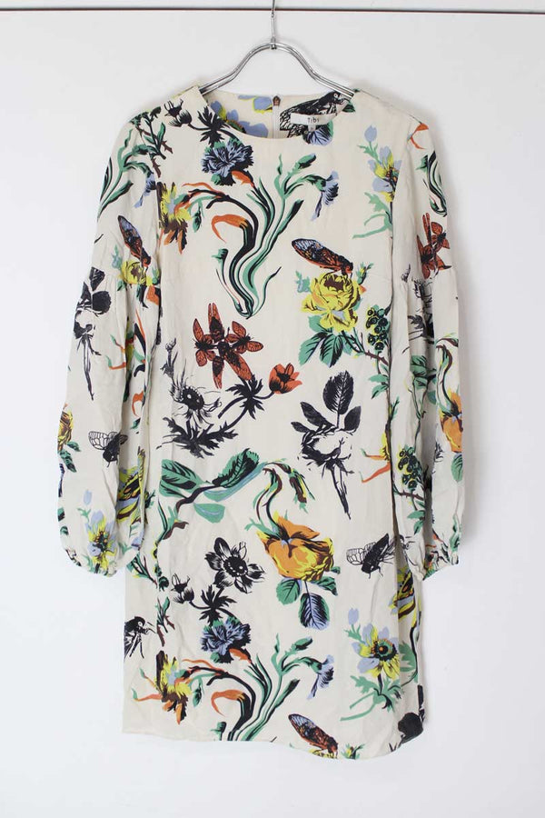 TIBI | BOTANICAL PATTERN DRESS [USED]