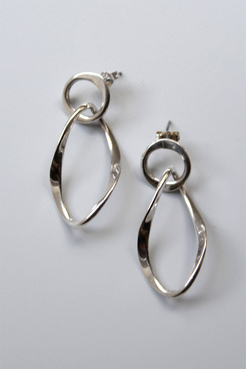MADE IN MEXICO 925 SILVER EARRINGS / SILVER