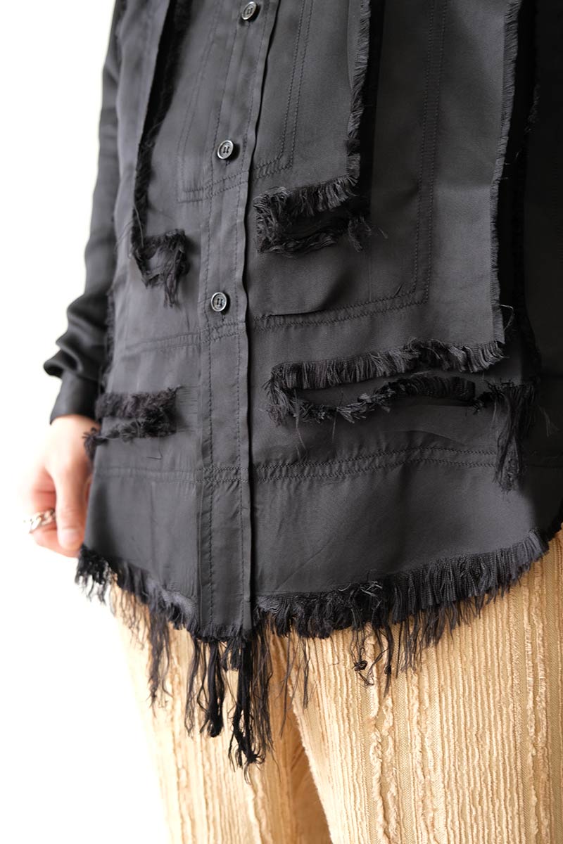 SCRATCH THE ITCH SHIRT / BLACK [30%OFF]