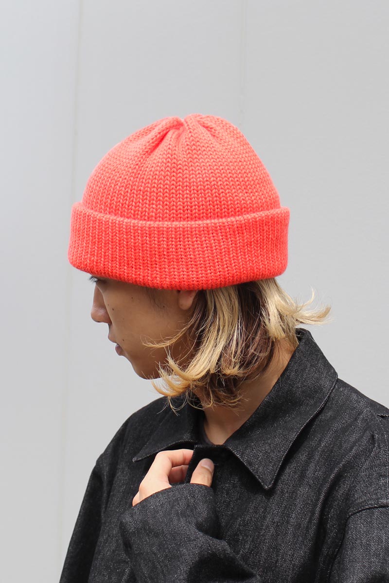 COMESANDGOES | WOOL STANDARD KNIT / ORANGE ウール3ゲージ