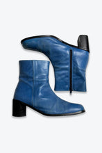 画像をギャラリービューアに読み込む, NO BRAND | SQUARE TOE LEATHER ZIP BOOTS [USED]